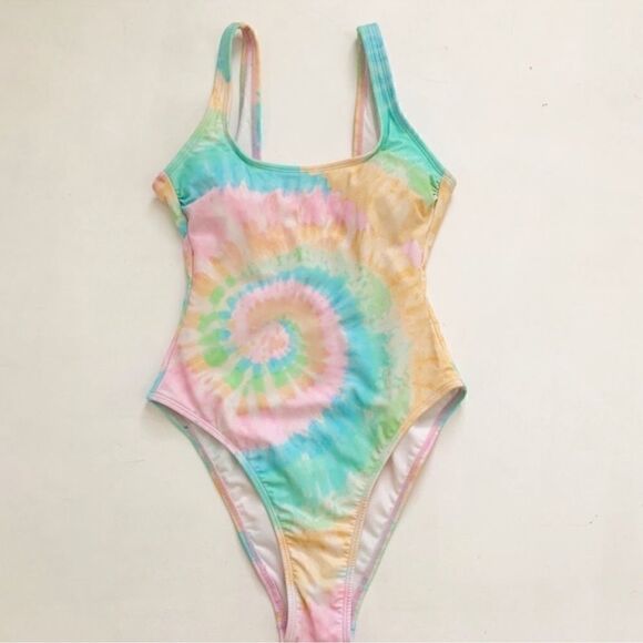 Stoney clover tie dye one piece swimsuit - Picture 2 of 3